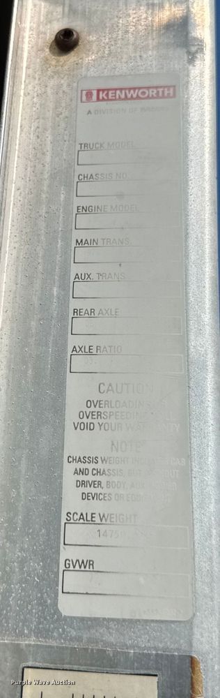 image for item ER0054 2005 Kenworth W900 ready mix truck