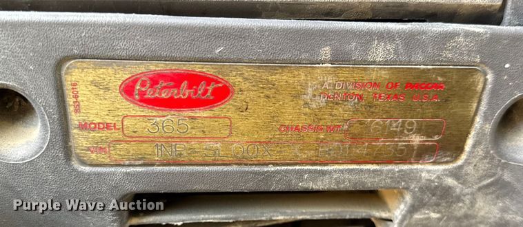 image for item ER0056 2011 Peterbilt 365 ready mix truck