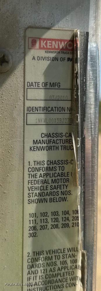 image for item ER0057 2011 Kenworth W9 Series ready mix truck