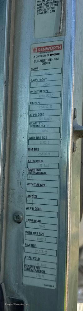 image for item ER0057 2011 Kenworth W9 Series ready mix truck