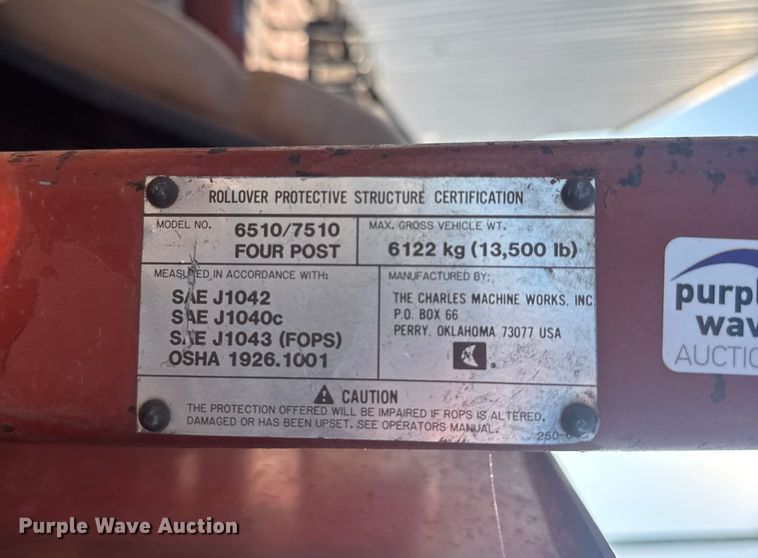 image for item ER2399 1991 Ditch Witch 7510 trencher