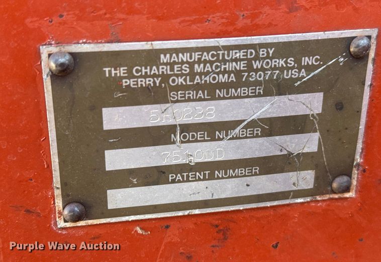 image for item ER2399 1991 Ditch Witch 7510 trencher