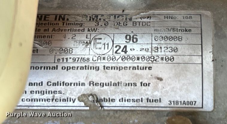 image for item ET3126 2000 JCB 407 wheel loader