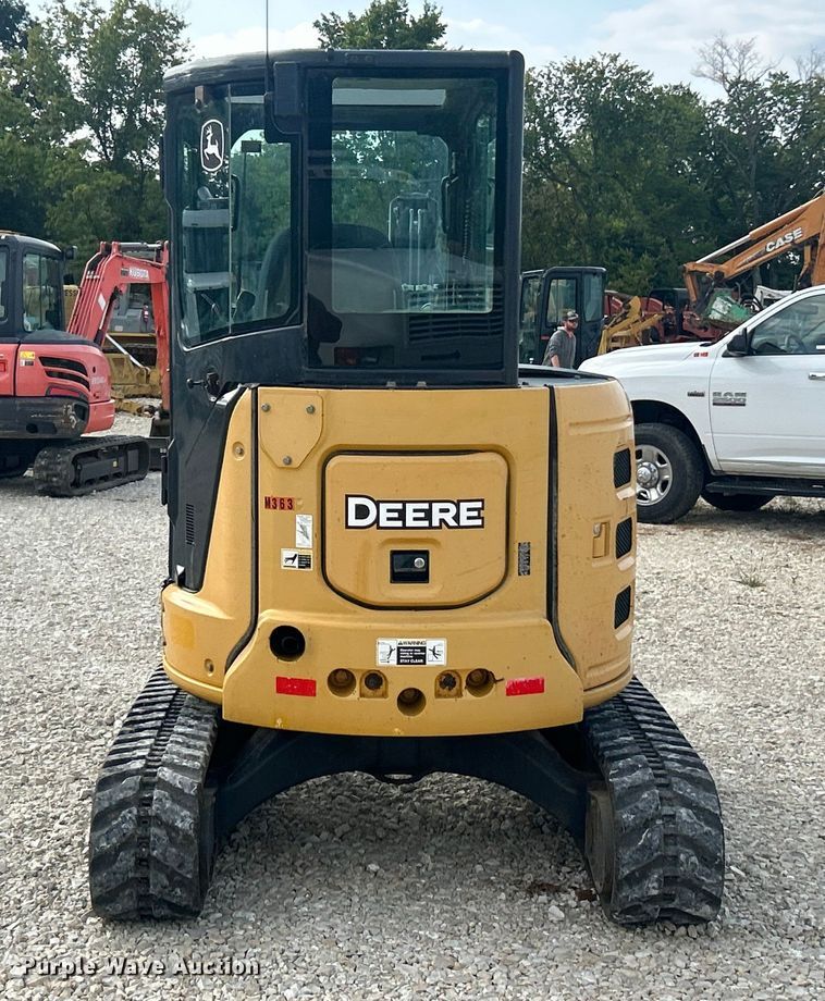 image for item ET3148 2017 John Deere 35G mini excavator