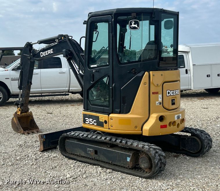 image for item ET3148 2017 John Deere 35G mini excavator