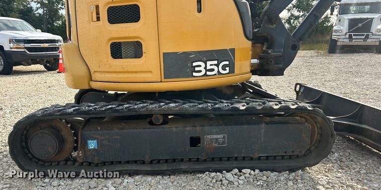 image for item ET3148 2017 John Deere 35G mini excavator
