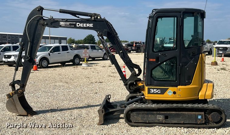 image for item ET3156 2021 John Deere 35G mini excavator