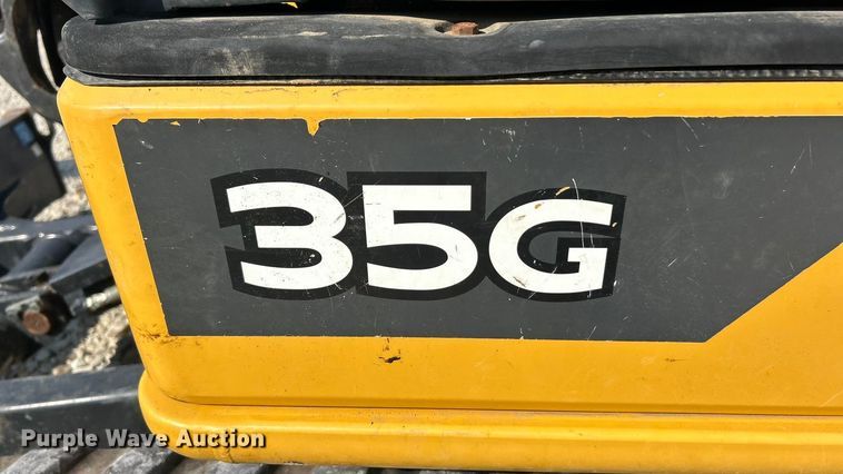 image for item ET3156 2021 John Deere 35G mini excavator