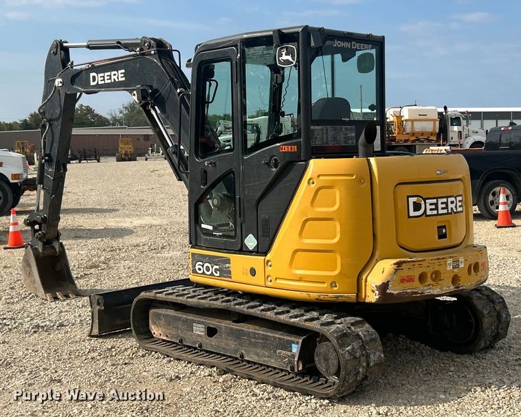 image for item ET3159 2020 John Deere 60G mini excavator
