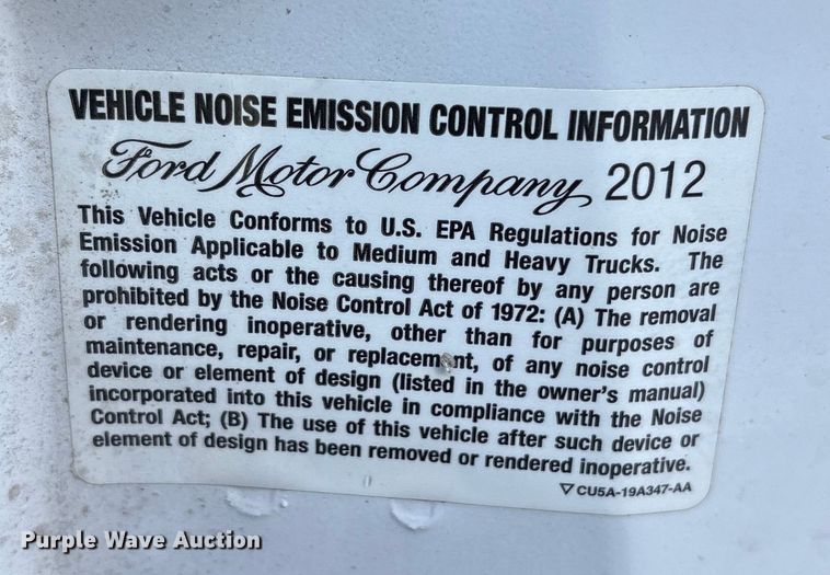 image for item ET7070 2012 Ford F450 Super Duty bucket truck