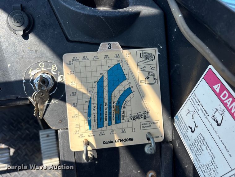 image for item ET7078 2017 Genie GTH-1056 telehandler