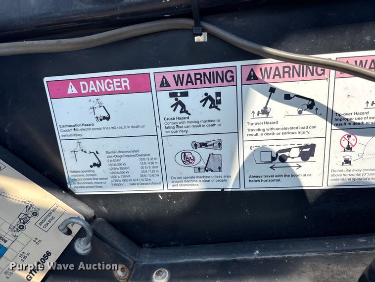 image for item ET7078 2017 Genie GTH-1056 telehandler