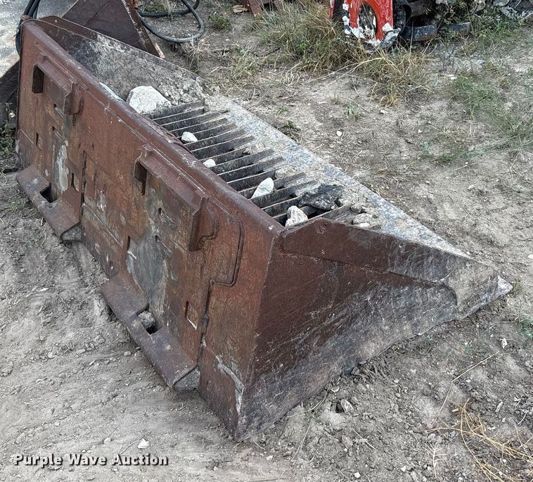 image for item EU0084 (2) skid steer rock buckets