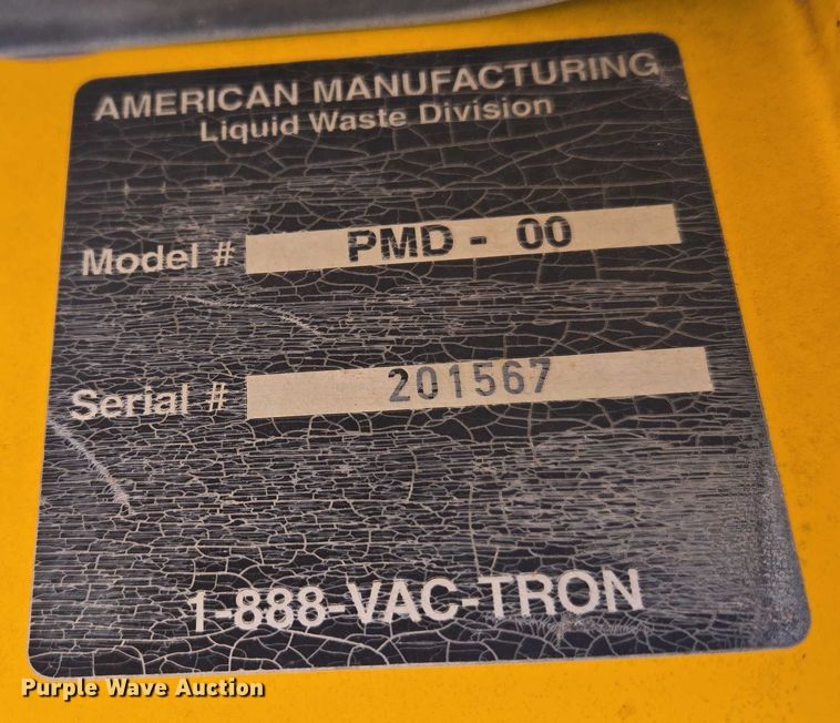 image for item EU3695 Vac-Tron PMD-800D vacuum excavator