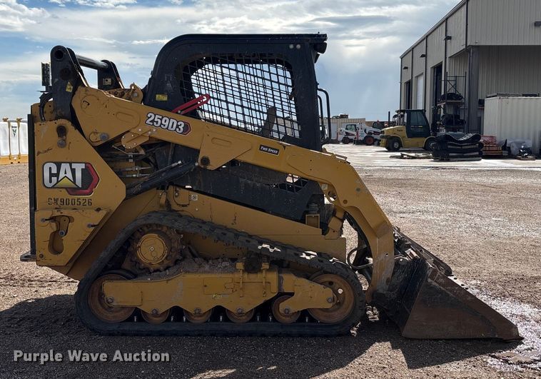 MINI CARGADOR SOBRE ORUGAS 2019 CATERPILLAR 259D3