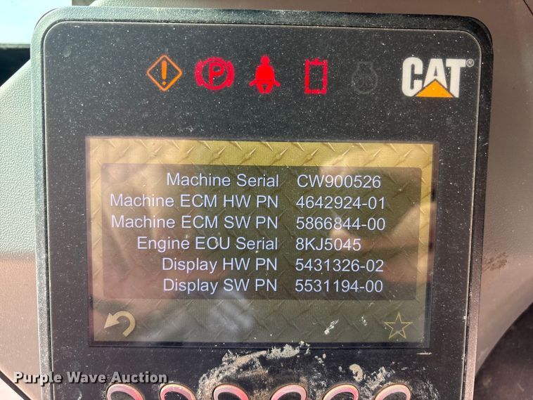 image for item EU4617 2019 Caterpillar 259D3 tracked skid steer loader