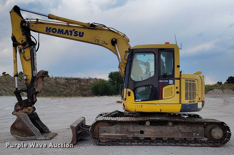 image for item IP9704 2009 Komatsu PC138USLC-8 mini excavator