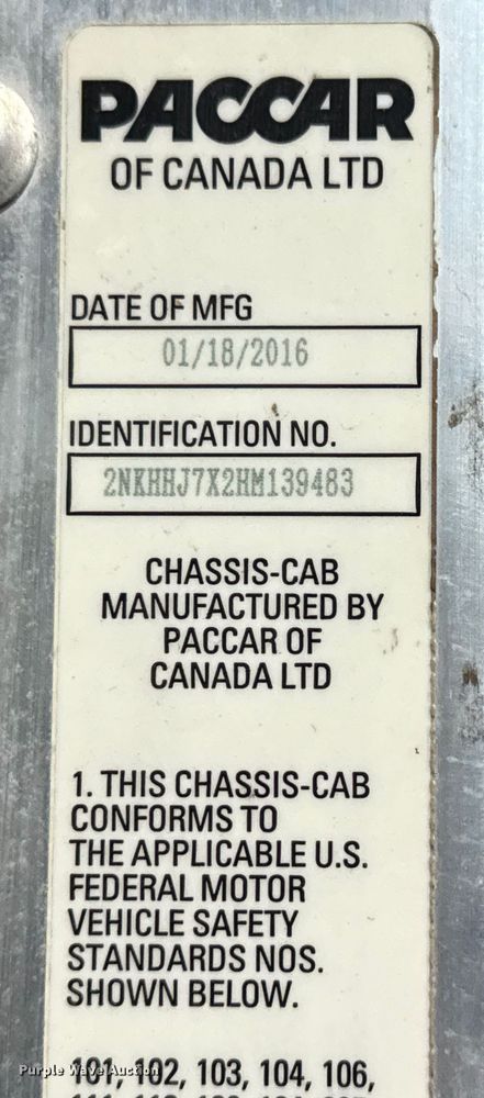 image for item NU9552 2017 Kenworth T370 vacuum truck