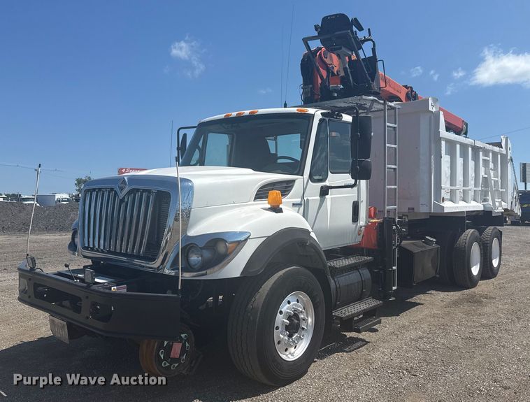 2009 International Workstar 7500 Grapple Crane Truck VIN: 1HTWNAZTX9J122146 Lot: 999310422