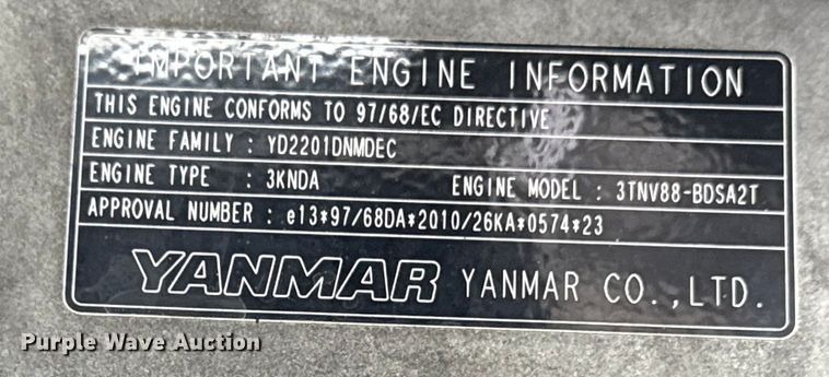 image for item NU9583 2014 SDP EZ Hauler 55M mini digger derrick