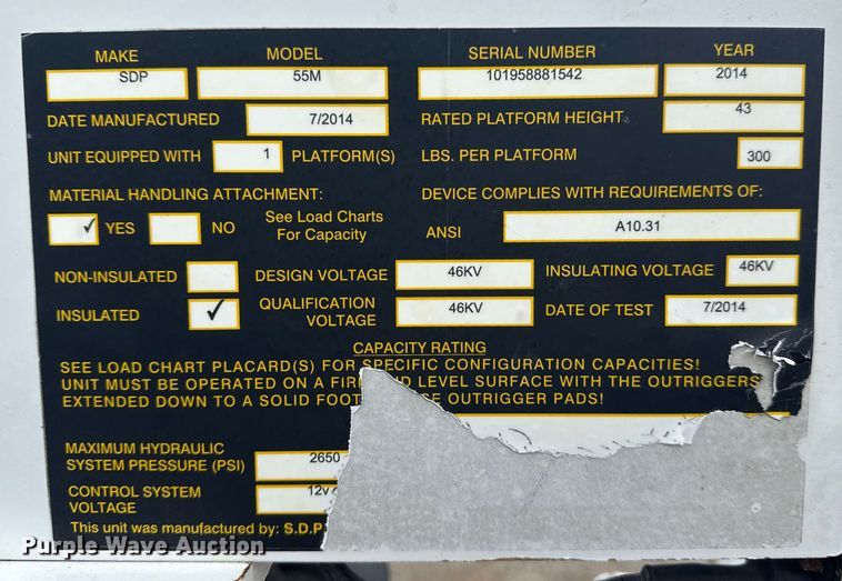 image for item NU9583 2014 SDP EZ Hauler 55M mini digger derrick