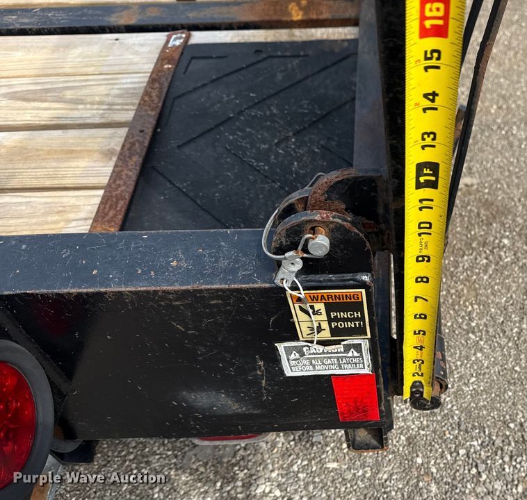 image for item NU9587 2014 SDP Manufacturing  utility trailer