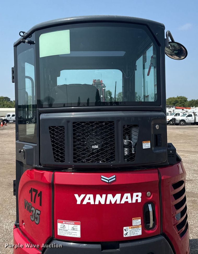 image for item NU9589 2023 Yanmar VIO35-6A mini excavator