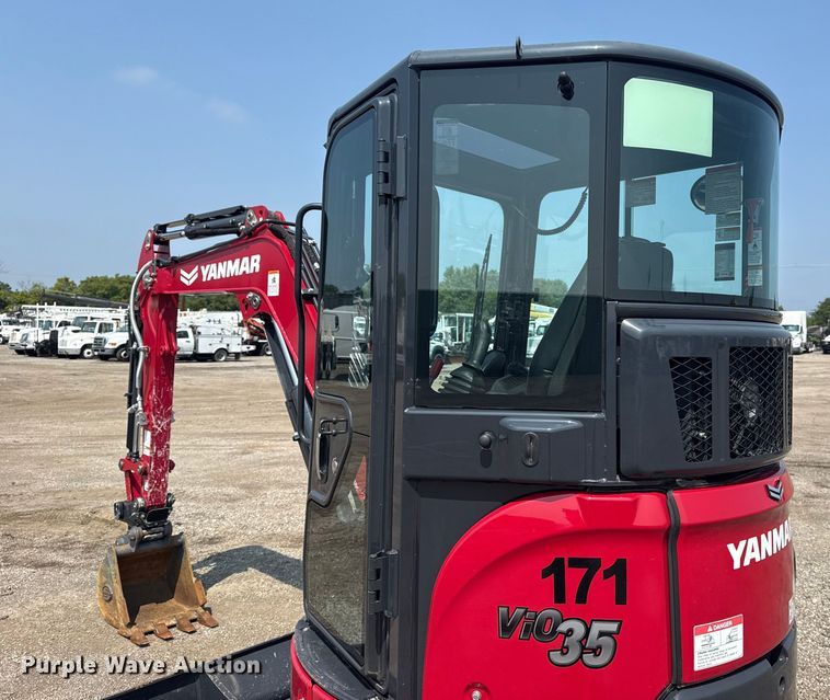 image for item NU9589 2023 Yanmar VIO35-6A mini excavator