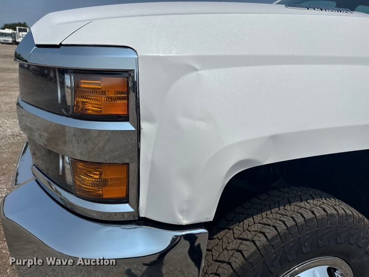 image for item NU9591 2016 Chevrolet Silverado 3500HD Crew Cab utility bed pickup truck