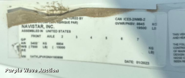 image for item NU9595 2022 Chevrolet Silverado 5500HD dump truck