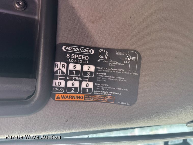 image for item NU9596 2012 Freightliner Business Class M2 crane truck