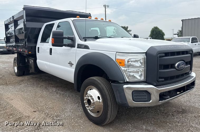 image for item NU9603 2016 Ford F550 Super Duty Crew Cab dump truck