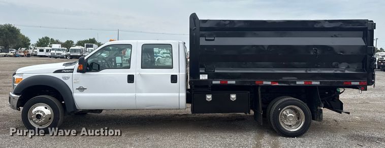 image for item NU9603 2016 Ford F550 Super Duty Crew Cab dump truck