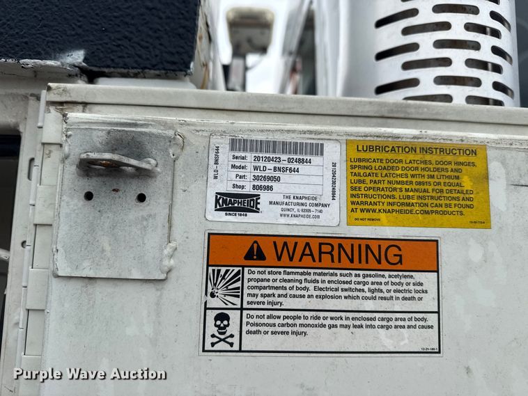 image for item NU9614 2012 Freightliner Business Class M2 crane truck