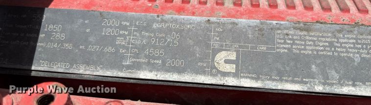 image for item YA0633 2016 Peterbilt 367 dump truck