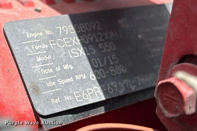 image for item YA0633 2016 Peterbilt 367 dump truck