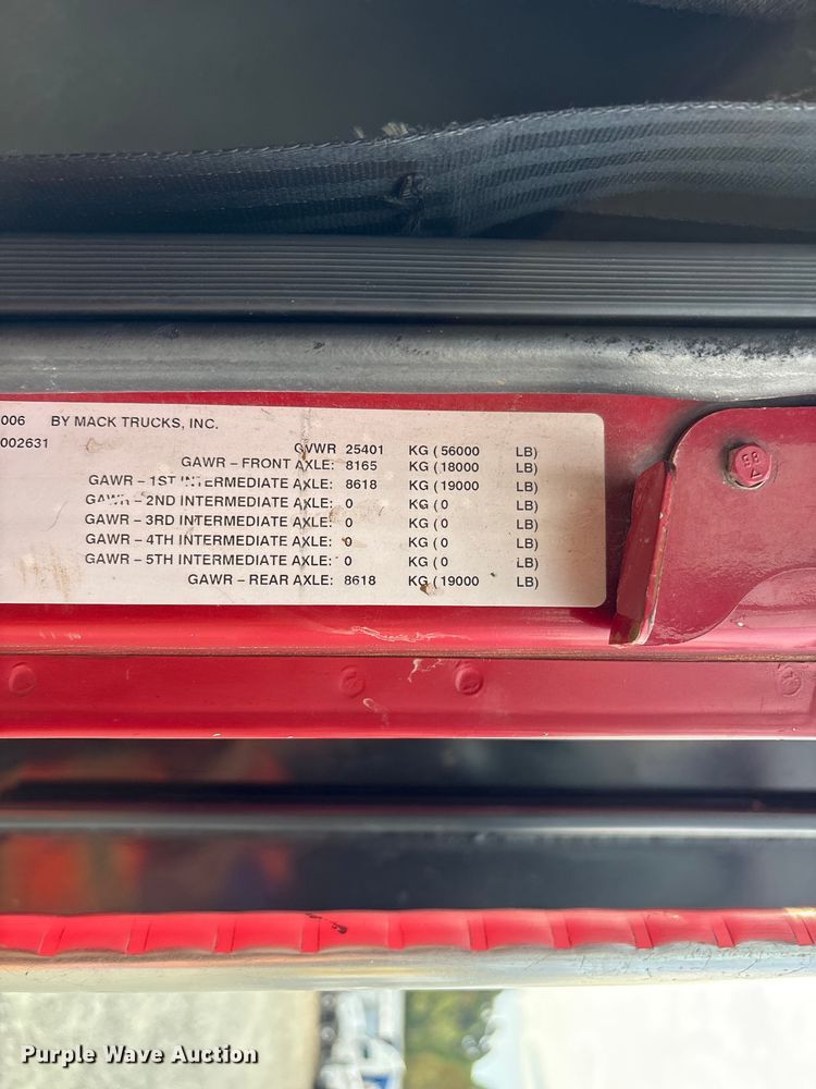 image for item YA0851 2007 Mack CTP713 dump truck