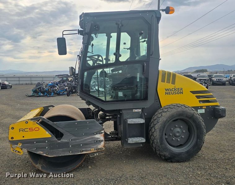 image for item YA0854 2020 Wacker Nuson RC50 single drum vibratory roller