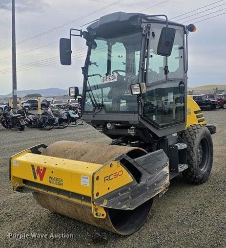 image for item YA0854 2020 Wacker Nuson RC50 single drum vibratory roller