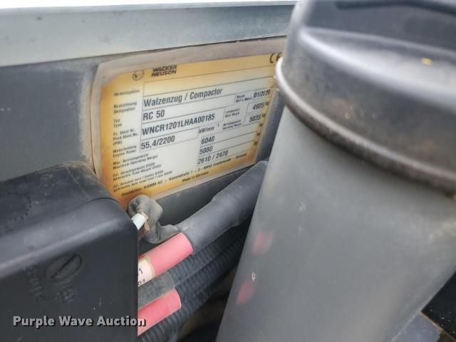 image for item YA0854 2020 Wacker Nuson RC50 single drum vibratory roller