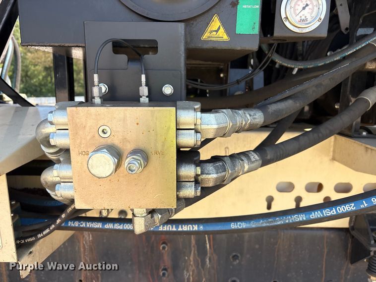 image for item YA0943 2015 Freightliner  M2 truck chassis with Finn MBX10 material blower