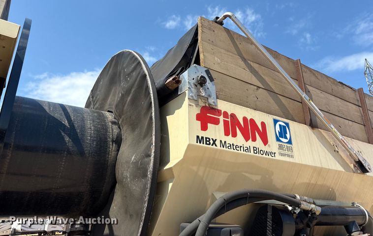 image for item YA0943 2015 Freightliner  M2 truck chassis with Finn MBX10 material blower