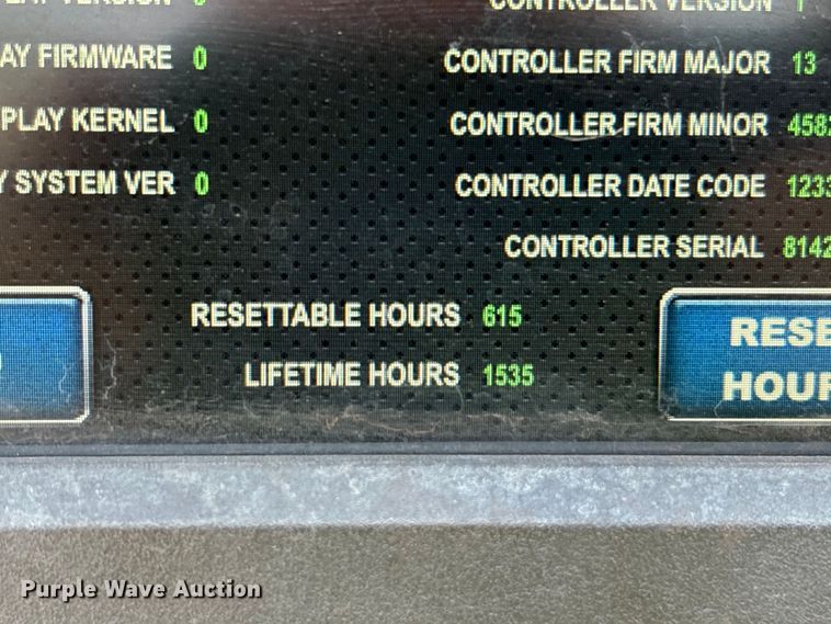 image for item YA0943 2015 Freightliner  M2 truck chassis with Finn MBX10 material blower