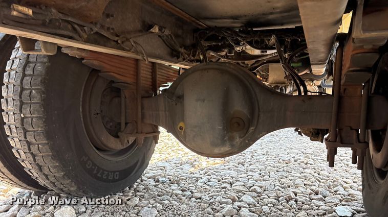 image for item YA0943 2015 Freightliner  M2 truck chassis with Finn MBX10 material blower