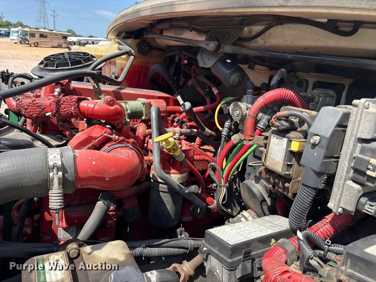 image for item YA0943 2015 Freightliner  M2 truck chassis with Finn MBX10 material blower