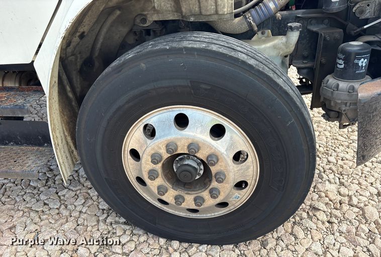 image for item YA0943 2015 Freightliner  M2 truck chassis with Finn MBX10 material blower