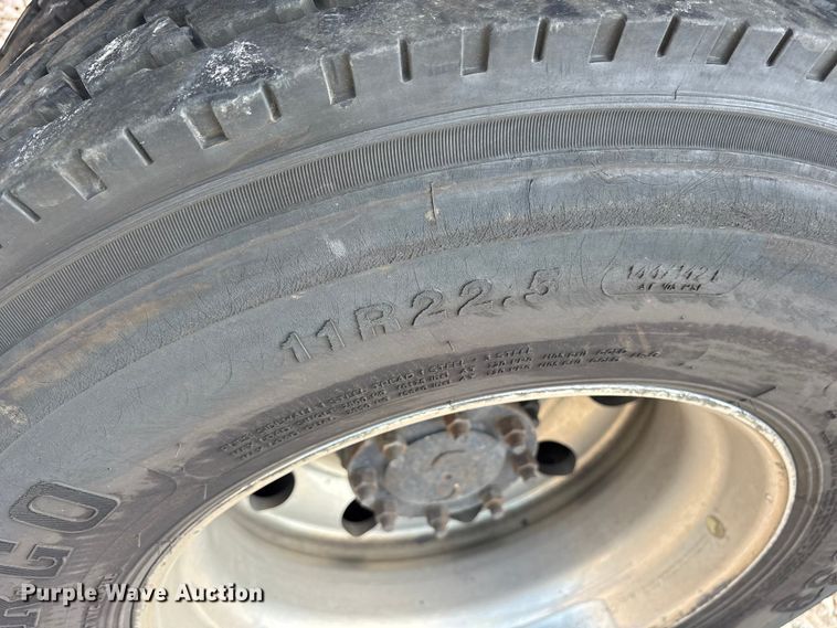 image for item YA0943 2015 Freightliner  M2 truck chassis with Finn MBX10 material blower