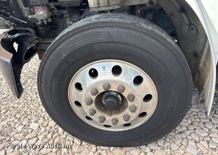 image for item YA0943 2015 Freightliner  M2 truck chassis with Finn MBX10 material blower