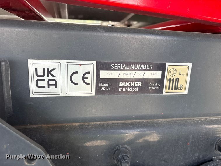 image for item YA1012 2024 Freightliner Business Class M2 street sweeper truck