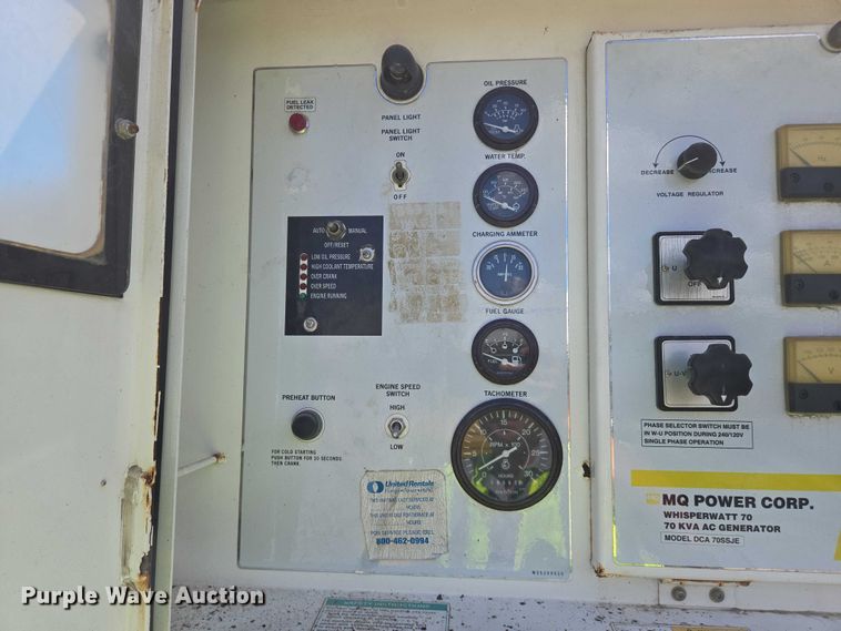 image for item YA1061 2005 MQ Power Whisperwatt generator